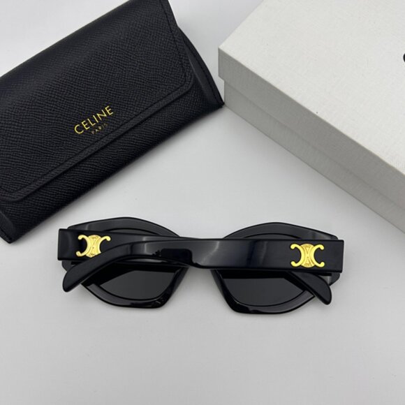 Celine Triomphe Black Women's Sunglasses - Picture 6 of 7